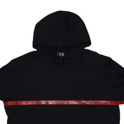 Puma Men's Black Pullover Hoodie Fleece Regular Fit Size M