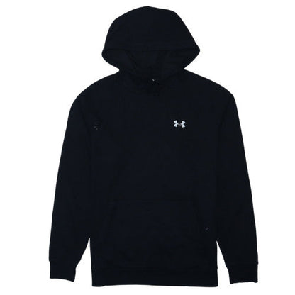 Under Armour Men's Black Pullover Hoodie Size M Fleece Sportswear