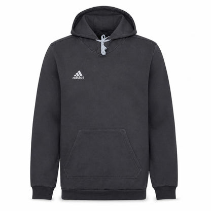 Adidas Men's Grey Pullover Hoodie Regular Fit Size M
