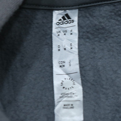 Adidas Men's Grey Pullover Hoodie Regular Fit Size M