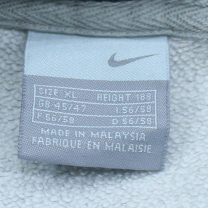 Nike Men’s Grey Sleeveless Full Zip Hoodie Vest XL Sports Athletic