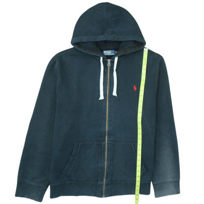 Ralph Lauren Men’s Blue Full Zip Hoodie Size 2XL Cotton Blend