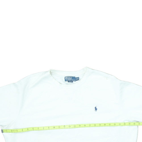 Ralph Lauren Men’s White 2XL Pullover Crew Neck Sweatshirt