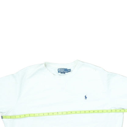 Ralph Lauren Men’s White 2XL Pullover Crew Neck Sweatshirt