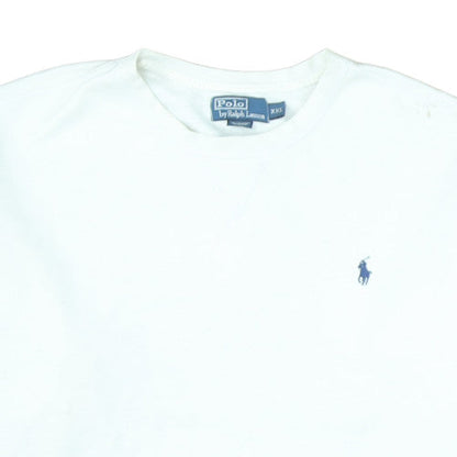 Ralph Lauren Men’s White 2XL Pullover Crew Neck Sweatshirt