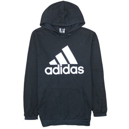 Adidas Men's Black Pullover Hoodie M Logo Sportswear