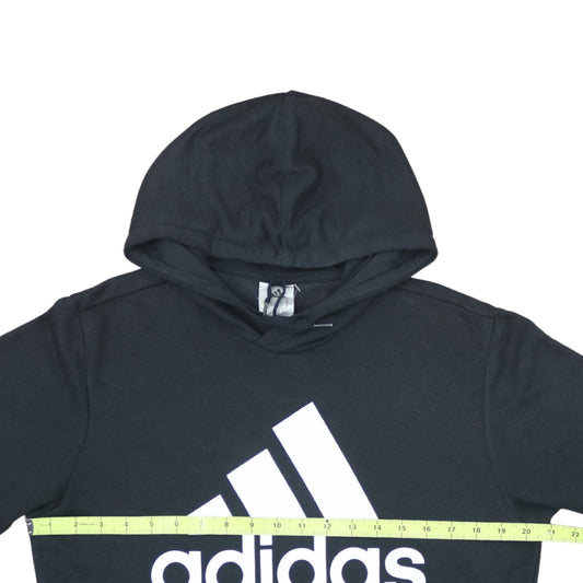 Adidas Men's Black Pullover Hoodie M Logo Sportswear