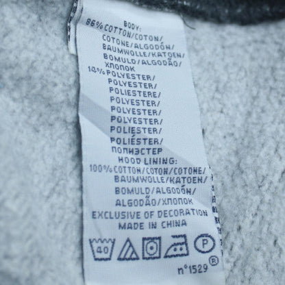 Polo Ralph Lauren Men's Grey Full Zip Hoodie Small Cotton Blend