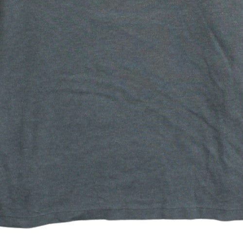 Ralph Lauren Men's Grey Slim Fit Long Sleeve Cotton Polo Shirt L
