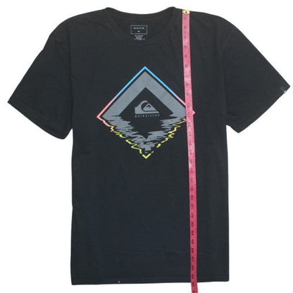 Quiksilver Men's Black 2XL Graphic Print Crew Neck T-Shirt