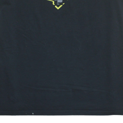 Quiksilver Men's Black 2XL Graphic Print Crew Neck T-Shirt