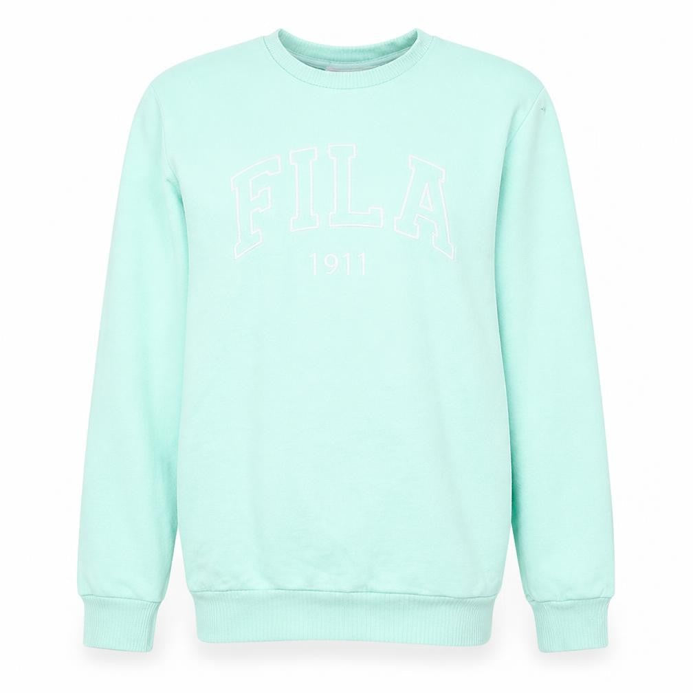 Fila Men's Green XS Pullover Sweatshirt Crew Neck Logo Sportswear