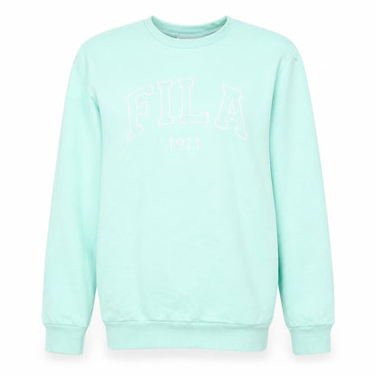 Fila Men's Green XS Pullover Sweatshirt Crew Neck Logo Sportswear