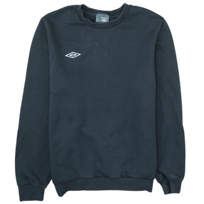 Umbro Men's Black L Pullover Sweatshirt Crew Neck Fleece