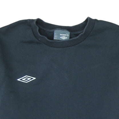 Umbro Men's Black L Pullover Sweatshirt Crew Neck Fleece
