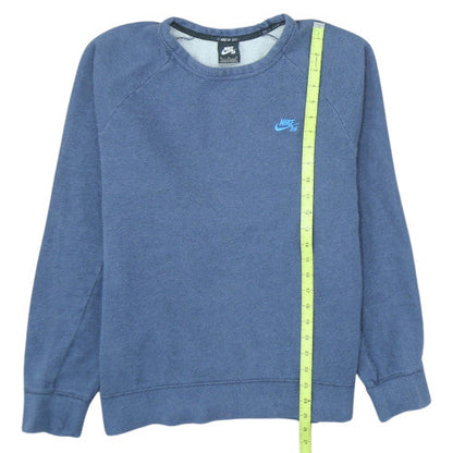 Nike SB Blue Crew Neck Men's Medium Pullover Sweatshirt
