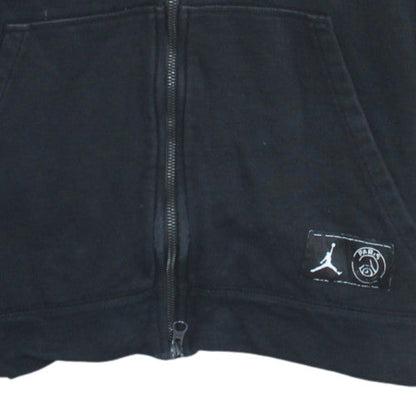 Jordan Paris Saint-Germain Black Full Zip Hoodie Men’s M Sportswear