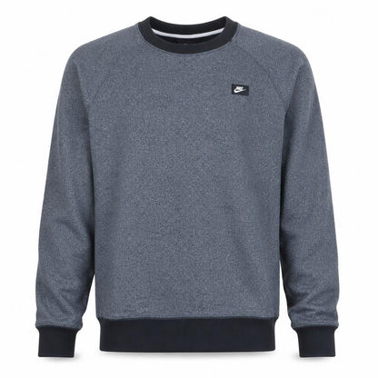 Nike Men's Grey Crew Neck Pullover Sweatshirt Size S