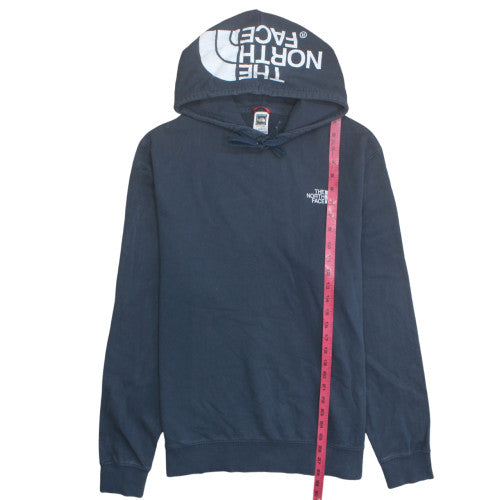 The North Face Men's Blue XL Pullover Hoodie Logo Cotton Sweatshirt