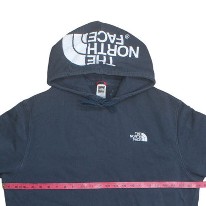 The North Face Men's Blue XL Pullover Hoodie Logo Cotton Sweatshirt