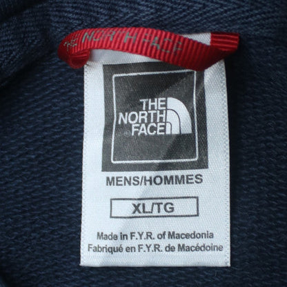 The North Face Men's Blue XL Pullover Hoodie Logo Cotton Sweatshirt
