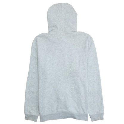 GAP Men's Grey Full Zip Logo Hoodie Size L Fleece Sweatshirt