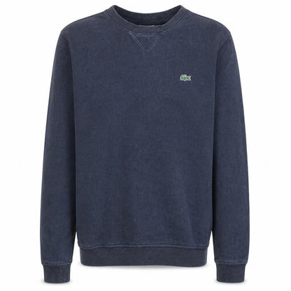 Lacoste Sport Men's Navy Cotton Crew Neck Sweatshirt Size M