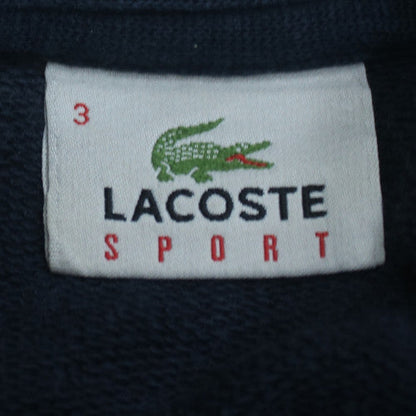 Lacoste Sport Men's Navy Cotton Crew Neck Sweatshirt Size M