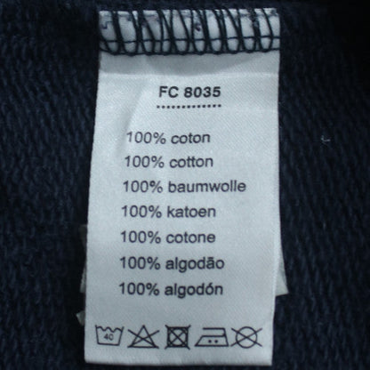 Lacoste Sport Men's Navy Cotton Crew Neck Sweatshirt Size M