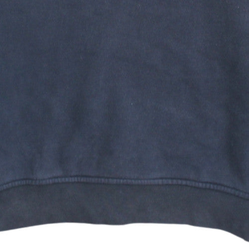Lacoste Sport Men's Navy Cotton Crew Neck Sweatshirt Size M