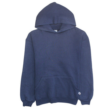 Russell Athletic Men's Blue Pullover Hoodie Size M Fleece Sweatshirt