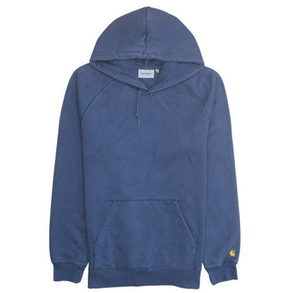 Carhartt WIP Mens Blue Pullover Hoodie Large Cotton Blend