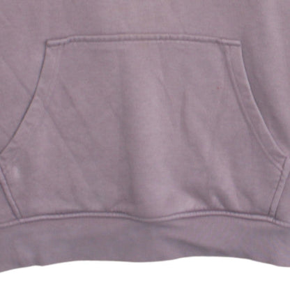 Adidas Women Mauve Hoodie Size 10 Pullover Cotton Logo Casual