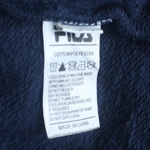 FILA Men's Multicoloured 3XL Pullover Hoodie Logo Sportswear