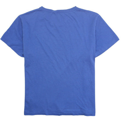 Ralph Lauren Men's Blue V-Neck Cotton T-Shirt Size L