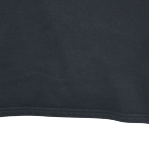 Adidas Women Black XS Sweatshirt Floral Trefoil Logo Cotton Crew Neck