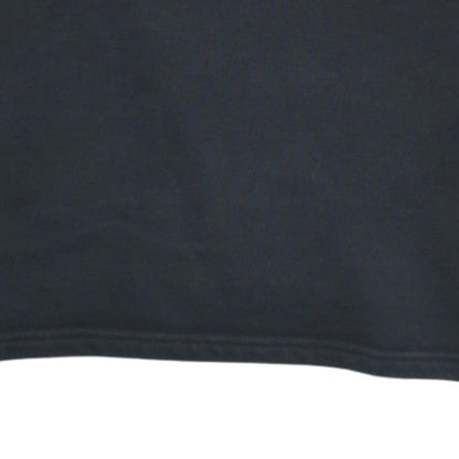 Adidas Women Black XS Sweatshirt Floral Trefoil Logo Cotton Crew Neck
