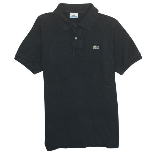 Lacoste Men's Black Cotton Classic Fit Short Sleeve Polo Shirt Size L