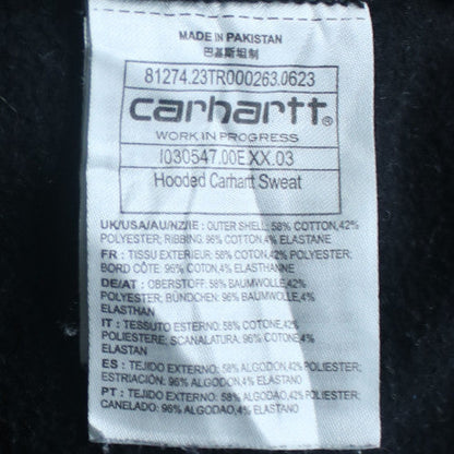Carhartt WIP Womens Black Medium Pullover Hoodie Sweatshirt