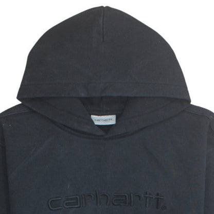Carhartt WIP Womens Black Medium Pullover Hoodie Sweatshirt
