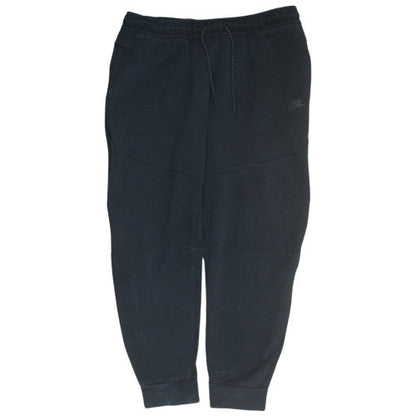 Nike Men's Black XL Fleece Jogger Trousers with Drawstring Waist