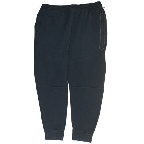 Nike Men's Black XL Fleece Jogger Trousers with Drawstring Waist