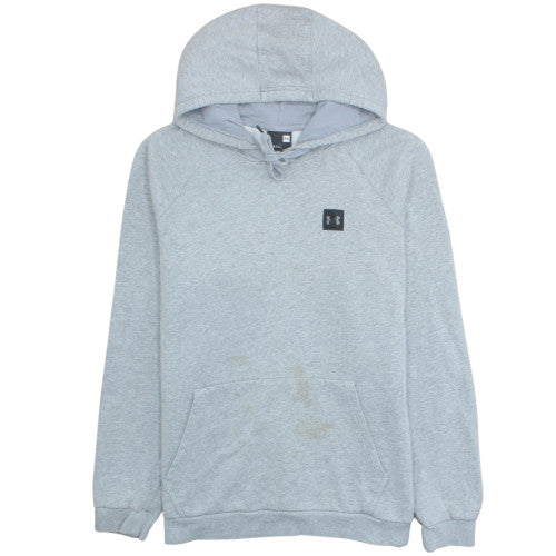 Mens UK Size L Under armour Grey Pullover Hoodie