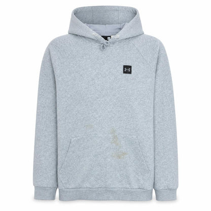 Mens UK Size L Under armour Grey Pullover Hoodie