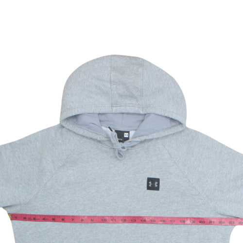 Mens UK Size L Under armour Grey Pullover Hoodie
