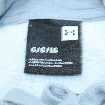 Mens UK Size L Under armour Grey Pullover Hoodie
