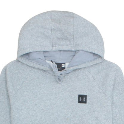 Mens UK Size L Under armour Grey Pullover Hoodie