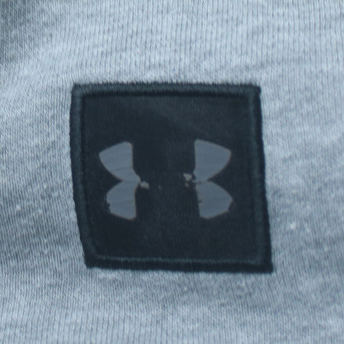 Mens UK Size L Under armour Grey Pullover Hoodie
