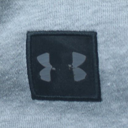 Mens UK Size L Under armour Grey Pullover Hoodie