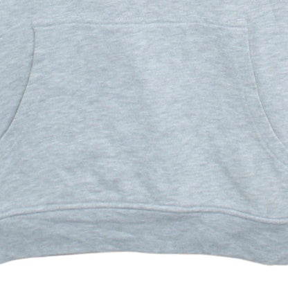 Helly Hansen Men's Grey Pullover Hoodie L Logo Cotton Blend